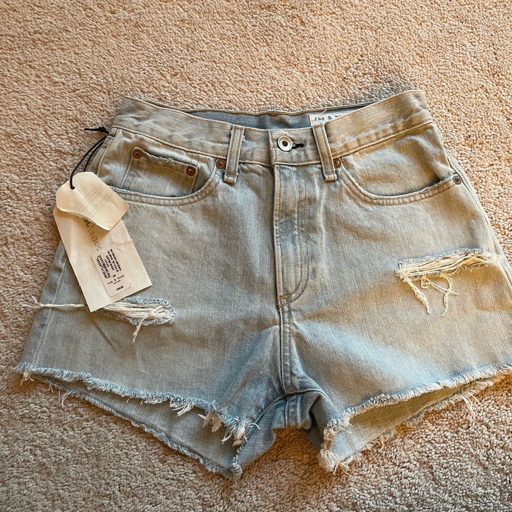 Rag & Bone Denim Justine Shorts Size 25